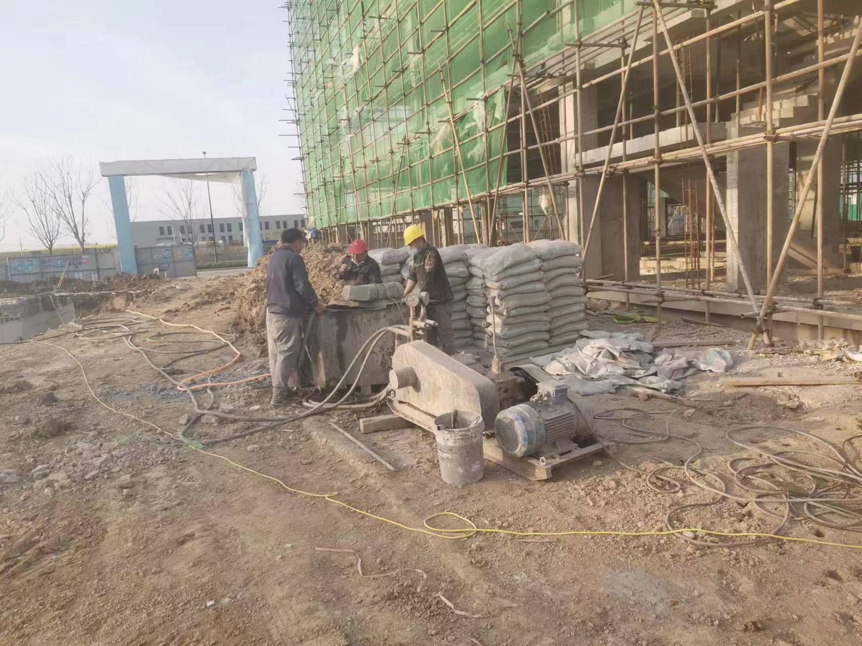 芮城别墅下沉注浆